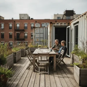 container terrasse