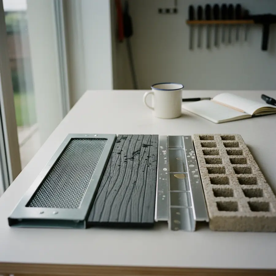Terrassengitter: Ratgeber für Entwässerung, Schutz & Design - Photo Terrassengitter: Verschiedene Materialien für Entwässerung, Schutz und Design.