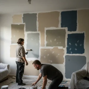wohnzimmer wandfarbe
